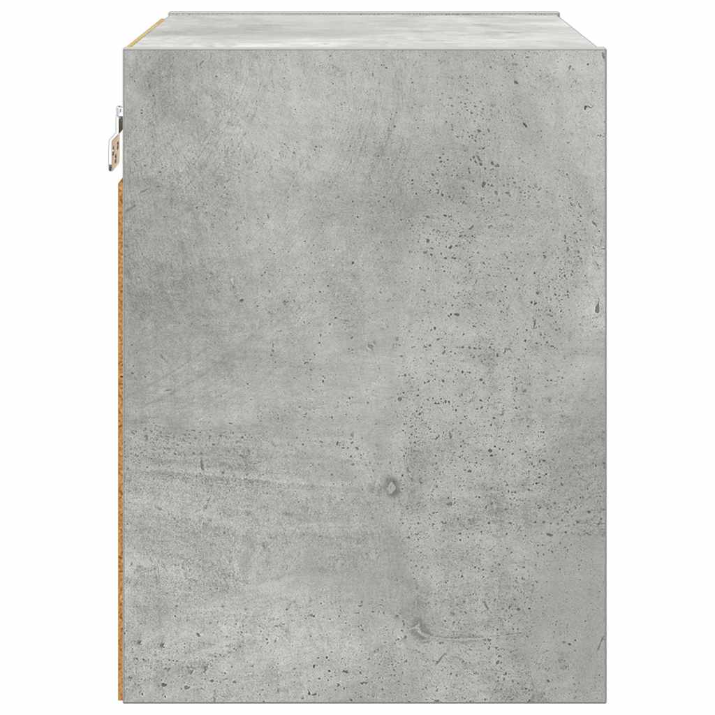Hanging Cabinet with Shelf Riga Concrete Grey 40 x 29.5 x 40 cm